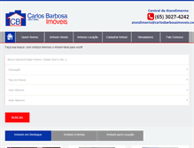 Tablet Screenshot of carlosbarbosaimoveis.com.br